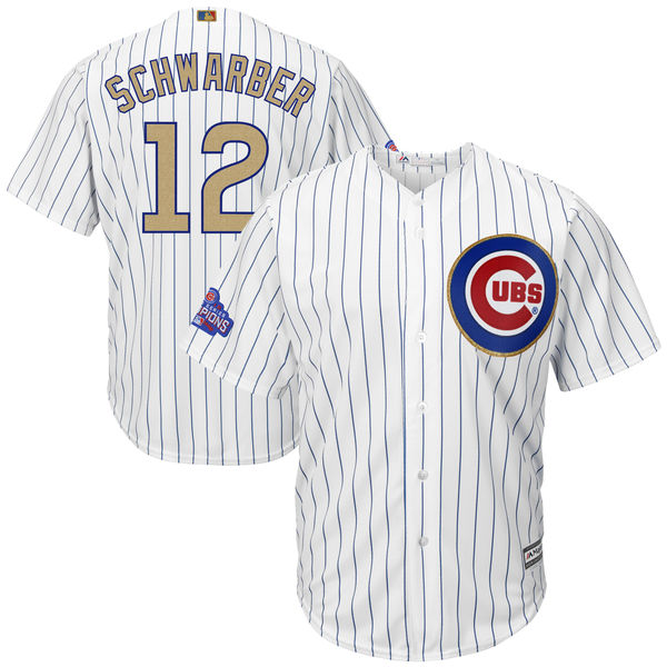 CUBS White 2017 Gold Program Jerseys-017